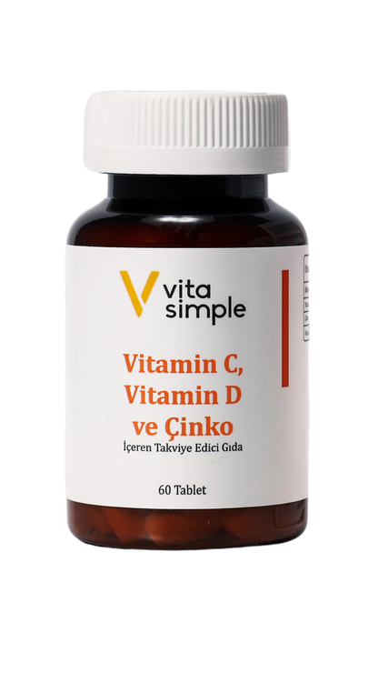 Vitamin C , D ve Çinko İçeren Takviye Edici Gıda